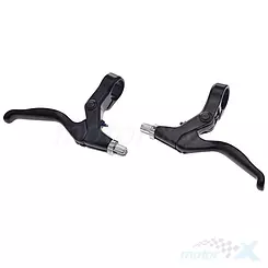 Dźwignie hamulca V-brake Promax, rowerowe, prawa + lewa, aluminium, czarne