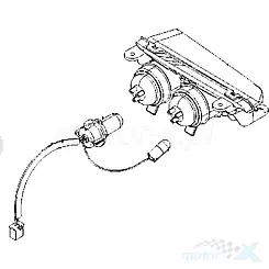 Lampa tylna lewa Kymco 550 / 700