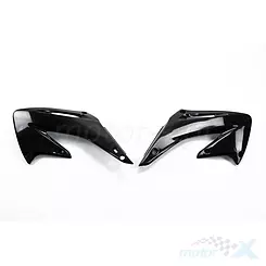 Osłony chłodnicy czarne UFO Plast Honda CR 125 / 250 02-07
