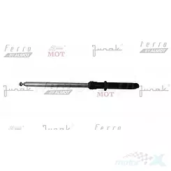Amortyzator przód lewy czarny mat, (q27 dł.cał.68cm) Ferro 125