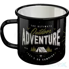 Kubek emaliowany outdoor adventure Nostalgic Art 43223