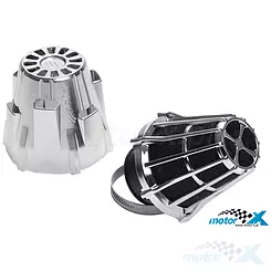 Filtr powietrza stożkowy 32mm 90° gąbka chrom Polini Air Box