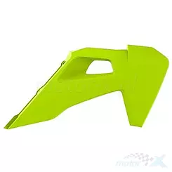 Osłony chłodnicy, prawa + lewa, żółte, fluorescencyjne, Polisport