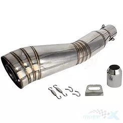Tłumik, wydech uniwersalny, Moretti Parts STAL02