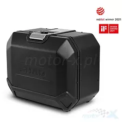 Kufer boczny lewy aluminiowy, czarny, Shad 4P Terra Black TR47L