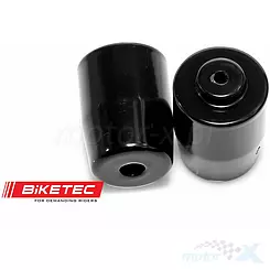 Końcówki kierownicy czarne, Biketec BT0020 (2401010000)