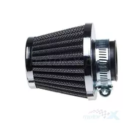 Filtr powietrza stożkowy Power Force, chrom, 0°, 32-36mm, ATV, skuter, motocykl