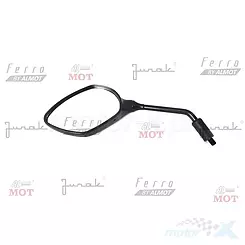 Lusterko lewe M10 prawy gwint czarny mat Junak RZ 125 / Racer 125 / S 125
