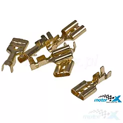 Konektor podwójny, żeński 6,4x0,8mm