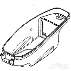 Schowek pod siedzeniem Kymco People One