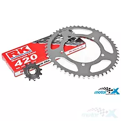 Zestaw napędowy Chiaravalli 420 12/51z, Aprilia MX 50 04 / RX 50 98-05 / SX 50 98-05