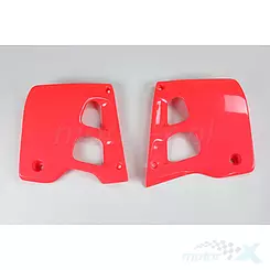 Osłony chłodnicy czerwone UFO Plast Honda CR 125 / 250 90-92