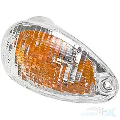 Kierunkowskaz tylny lewy, z homologacją, biały klosz, OEM, Vespa ET2 / ET4 125-150
