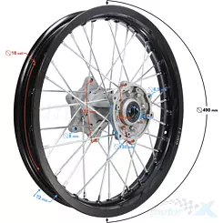 Felga tylna Barton NXT 250 / NXT 300