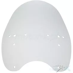 Szyba czołowa uniwersalna, transparentna, 415x450mm, bez mocowań, WM Motor 79106