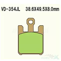 Klocki hamulcowe Vesrah Organic VD-354RJLXX