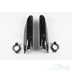 Osłony amortyzatorów czarne UFO Plast Suzuki RM 125 / RM 250 99-03