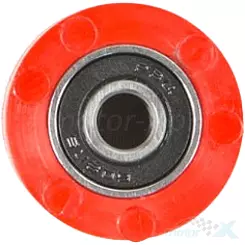 Rolka napinacza łańcucha napędowego, 8x34x23mm, czerwona, UFO Plast HO04609070