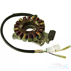 Stator iskrownik, stojan alternatora, alternator, ze światłami, Electrex ST4350L Yamaha YFZ 350 BANSHEE