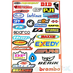 Naklejki duży zestaw stickerbomb 30x45cm XY3008