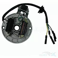 Stator iskrownik, stojan alternatora, 2 cewki 152FMH 110 4T AC