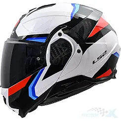 Kask szczękowy LS2 FF910 Advant II Triple Niebiesko-Czerwony