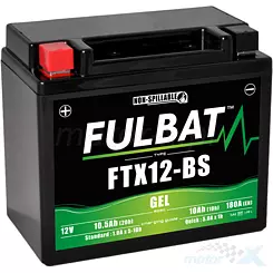 Akumulator żelowy bezobsługowy Fulbat (FTX12-BS) 12V 10Ah 150x87x130mm 180CCA