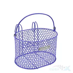 Koszyk rowerowy Electra zawieszany honeycomb drobna siatka fioletowy mały 5251504