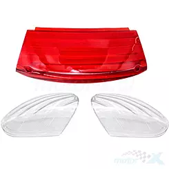 Klosze lampy tylnej białe Romet 787 / Barton Huragan / Longjia XT50QT-4