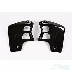 Osłony chłodnicy czarne UFO Plast Honda CR 500 89-01