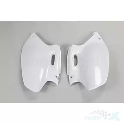 Osłony tylne górne komplet białe UFO Plast Yamaha YZF / WRF 98-02