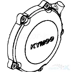 Pokrywa silnika lewa Kymco KXR 250 / Maxxer 250-300 / MXU 300