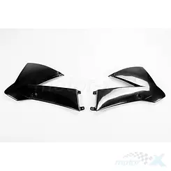 Osłony chłodnicy czarne UFO Plast  KTM SX 85 04-05