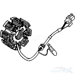 Stator iskrownik, stojan alternatora, 12 cewek Kymco