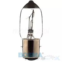 Żarówka S1 BA20D 12V 25/25W biała Bosma 5701 Semi Halogen