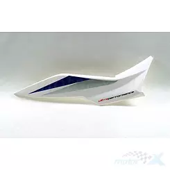 Osłona tylna górna prawa biało niebieska Romet Arrow Fly / Barton FR