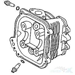 Głowica cylindra Kymco Agility / Like / Super 8 50 4T