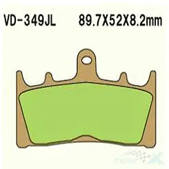 Klocki hamulcowe Vesrah  VD-349SRJL8