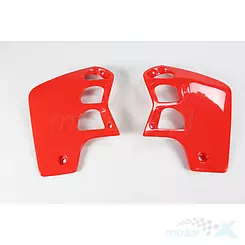 Osłony chłodnicy czerwone UFO Plast Honda CR 500 89-01