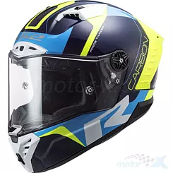 Kask integralny LS2 FF805 Thunder C Racing1 Blue Hi-Vis Yellow
