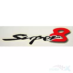 Naklejka osłony przednia czerwona Kymco Super 8
