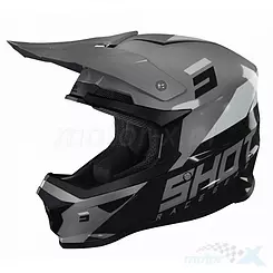 Kask offroad Shot Racing Furious Chase Black Grey Glossy