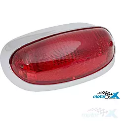 Lampa, czerwony klosz, Vespa ET2 / ET4 50-150 (E)