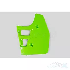 Osłony chłodnicy zielone UFO Plast Kawasaki KX 125 88-89