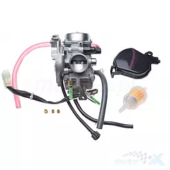 Gaźnik kompletny z filtrem paliwa, WM Motor, Kawasaki Prarie KVF 300 99-02, 15003-1437, 15003-1534