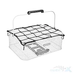 Koszyk rowerowy Electra tylny honeycomb mik na bagażnik drobna siatka biały 5251468