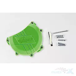 Pokrywa silnika prawa zielona UFO Plast Kawasaki KXF 450 16-18