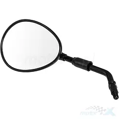 Lusterko lewe M10 prawy gwint czarny mat Romet Soft Chopper / Barton Volcano / Junak 902