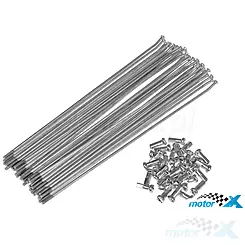 Szprychy z nyplem tylnego koła 18", Yamaha DT 50 R 03-11 / XT 125 R 05-08 (36szt)
