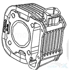 Cylinder goły Kymco Skytown 125